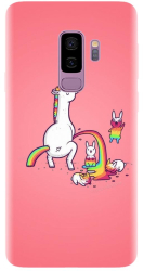 Husa din silicon compatibila cu Samsung Galaxy S9 Plus - model Unicorn
