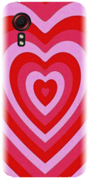 Husa din silicon compatibila cu Samsung Galaxy Xcover 5 - model PPG Heart Tunnel 