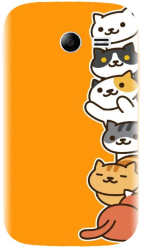 Husa din silicon compatibila cu Samsung Poket 2 / G110 - model Cat Tower 