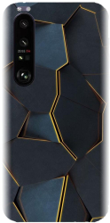 Husa din silicon compatibila cu Sony Xperia 1 III - model Abstract Draw 