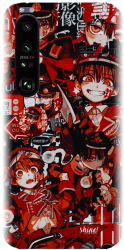 Husa din silicon compatibila cu Sony Xperia 1 III - model Anime Red 