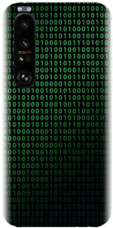 Husa din silicon compatibila cu Sony Xperia 1 III - model Binary Code 