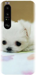 Husa din silicon compatibila cu Sony Xperia 1 III - model Puppies 001 