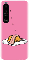 Husa din silicon compatibila cu Sony Xperia 1 III - model Sleeping Egg 