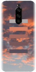 Husa din silicon compatibila cu Sony Xperia 1 - model Nori De Foc 