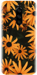 Husa din silicon compatibila cu Sony Xperia 1 - model Yellow Flowers 