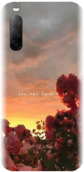 Husa din silicon compatibila cu Sony Xperia 10 II - model Collage You Can 