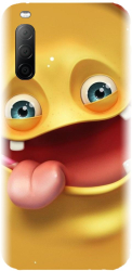 Husa din silicon compatibila cu Sony Xperia 10 II - model Cute Monster 