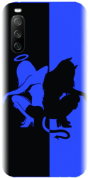 Husa din silicon compatibila cu Sony Xperia 10 III - model Angel Devil 