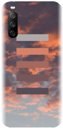Husa din silicon compatibila cu Sony Xperia 10 III - model Nori De Foc 