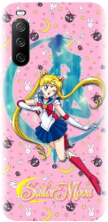 Husa din silicon compatibila cu Sony Xperia 10 III - model Sailor Moon 