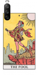 Husa din silicon compatibila cu Sony Xperia 10 III - model Tarot The Fool Clasic 