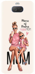 Husa din silicon compatibila cu Sony Xperia 10 - model Mama 