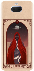 Husa din silicon compatibila cu Sony Xperia 10 Plus - model Tarot The Hermit 
