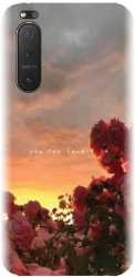 Husa din silicon compatibila cu Sony Xperia 5 II - model Collage You Can