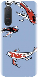 Husa din silicon compatibila cu Sony Xperia 5 II - model Fish 