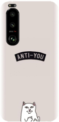 Husa din silicon compatibila cu Sony Xperia 5 III - model Anti You 