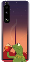 Husa din silicon compatibila cu Sony Xperia 5 III - model None Of My Business 