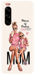 Husa din silicon compatibila cu Sony Xperia 5 - model Mama 