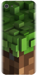 Husa din silicon compatibila cu Sony Xperia E3 - model Minecraft 