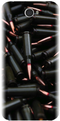 Husa din silicon compatibila cu Sony Xperia E4 - model Weapons Ammunition 