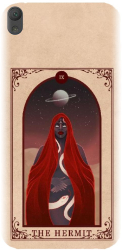 Husa din silicon compatibila cu Sony Xperia E5 - model Tarot The Hermit 