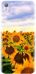 Husa din silicon compatibila cu Sony Xperia L1 - model Sunflowers 