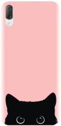 Husa din silicon compatibila cu Sony Xperia L3 - model Black Cat 