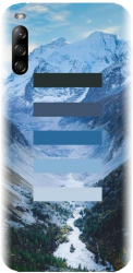 Husa din silicon compatibila cu Sony Xperia L4 - model Color Scheme Iarna