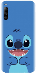 Husa din silicon compatibila cu Sony Xperia L4 - model Stitch 
