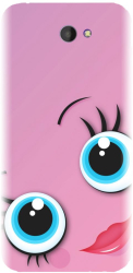 Husa din silicon compatibila cu Sony Xperia M2 - model Girly Pink 