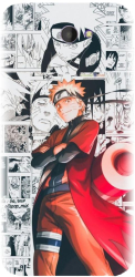 Husa din silicon compatibila cu Sony Xperia M2 - model Naruto Aesthetic 