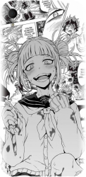 Husa din silicon compatibila cu Sony Xperia M4 - model Anime Himiko Toga 