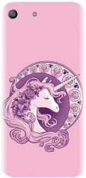 Husa din silicon compatibila cu Sony Xperia M5 - model Purple Unicorn 