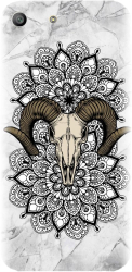 Husa din silicon compatibila cu Sony Xperia M5 - model Tatoo Art Goat