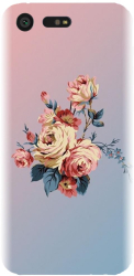 Husa din silicon compatibila cu Sony Xperia X Compact / XC - model Roses 