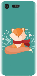 Husa din silicon compatibila cu Sony Xperia X Compact / XC - model Winter Fox 