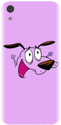 Husa din silicon compatibila cu Sony Xperia XA1 - model Courage The Cowardly Dog 