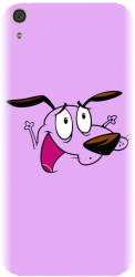 Husa din silicon compatibila cu Sony Xperia XA1 Ultra - model Courage The Cowardly Dog 