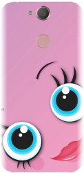 Husa din silicon compatibila cu Sony Xperia XA2 - model Girly Pink 