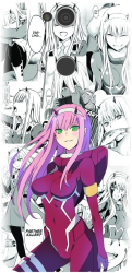 Husa din silicon compatibila cu Sony Xperia XA2 PLUS - model Anime Zero Two 