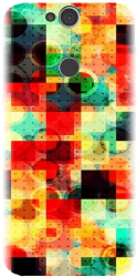 Husa din silicon compatibila cu Sony Xperia XA2 PLUS - model Colorful Abstract 