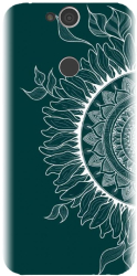Husa din silicon compatibila cu Sony Xperia XA2 PLUS - model Green Mandala 
