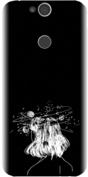 Husa din silicon compatibila cu Sony Xperia XA2 PLUS - model Line Art Dreamer 