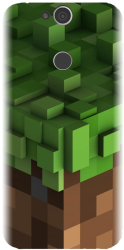 Husa din silicon compatibila cu Sony Xperia XA2 PLUS - model Minecraft