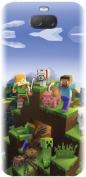 Husa din silicon compatibila cu Sony Xperia XA3 - model MInecfraft 2 