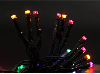 Instalatie de Craciun cu Baterii Tip Liniar 2 jocuri de lumini Fir Verde 3 m 30 LED -uri Multicolor 