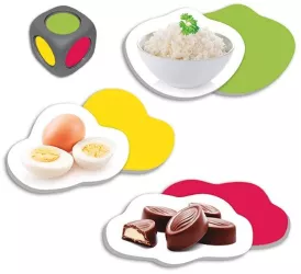 Joc educativ Piramida alimentelor - mancam sanatos 