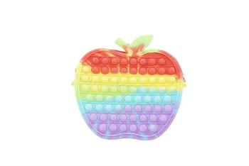 Jucarie antistres din silicon Flippy Pop It Now and Flip It Geanta de umar Mar Multicolor 