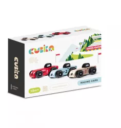 Jucarie din lemn cubika racing cars 